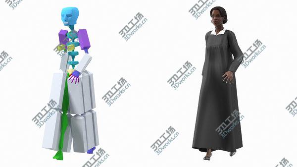 images/goods_img/20210312/Dark Skin Judge Woman Rigged 3D/3.jpg